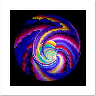 Magic spiral. Posters and Art